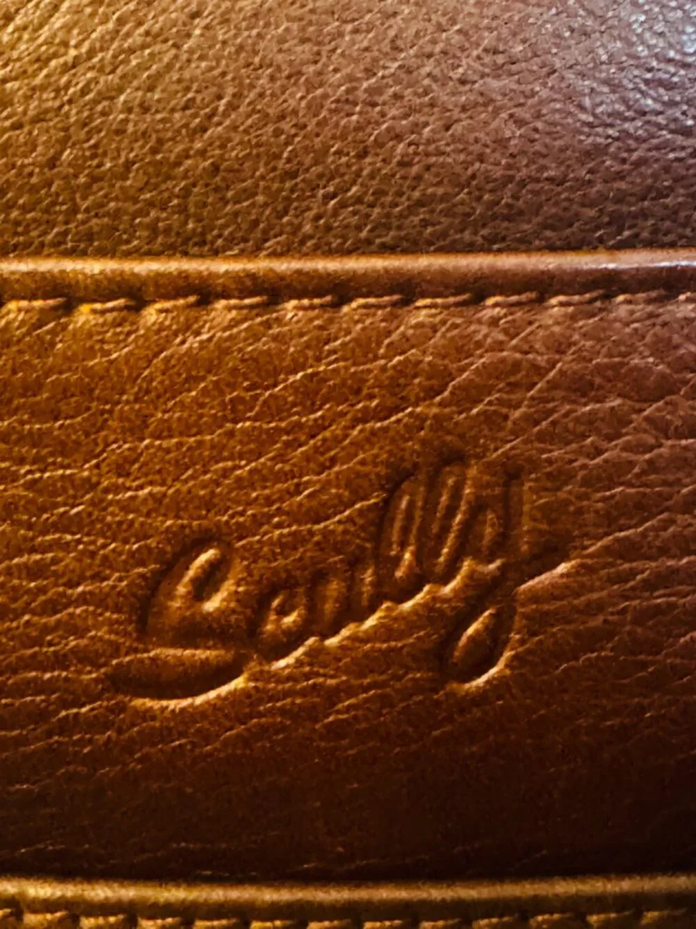Vtg Rare Scully Leather Messenger Bag 16x11 Brown Crossbod Laptop Organizer READ